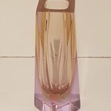 Sommerso glass Murano vase