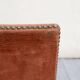 Grand fauteuil  vintage "os de mouton", style Louis XIII, noyer