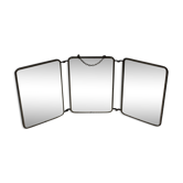 Barber triptych mirror 47x21cm