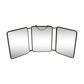 Barber triptych mirror 47x21cm