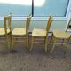 Lot de 4 chaise de bistrot Luterma - repeintes