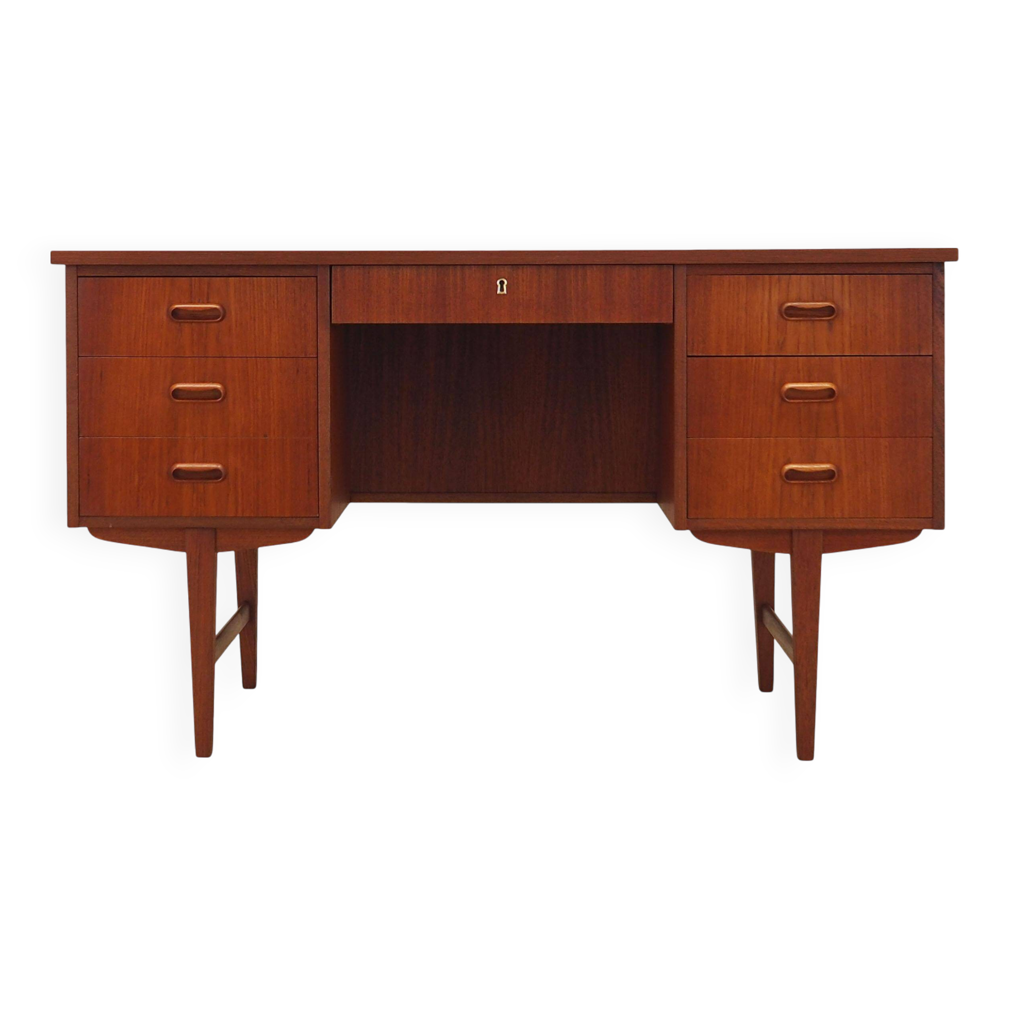 Teak desk, Danish design, 1970s, production: Denmark
