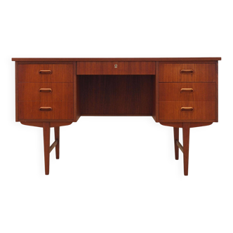 Teak desk, Danish design, 1970s, production: Denmark