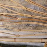 Headboard rattan and caning 2 people