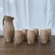 Ceramic pitcher and glasses by Grandjean Jourdan, Vallauris