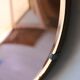 Vintage salmon witch mirror – 50/60 design – 35 cm