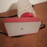 Bedside desk lamp 1960-70 bakelite glass