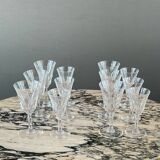 Saint Louis Crystal Glass Service, Cerdagne Pattern, 20th Century