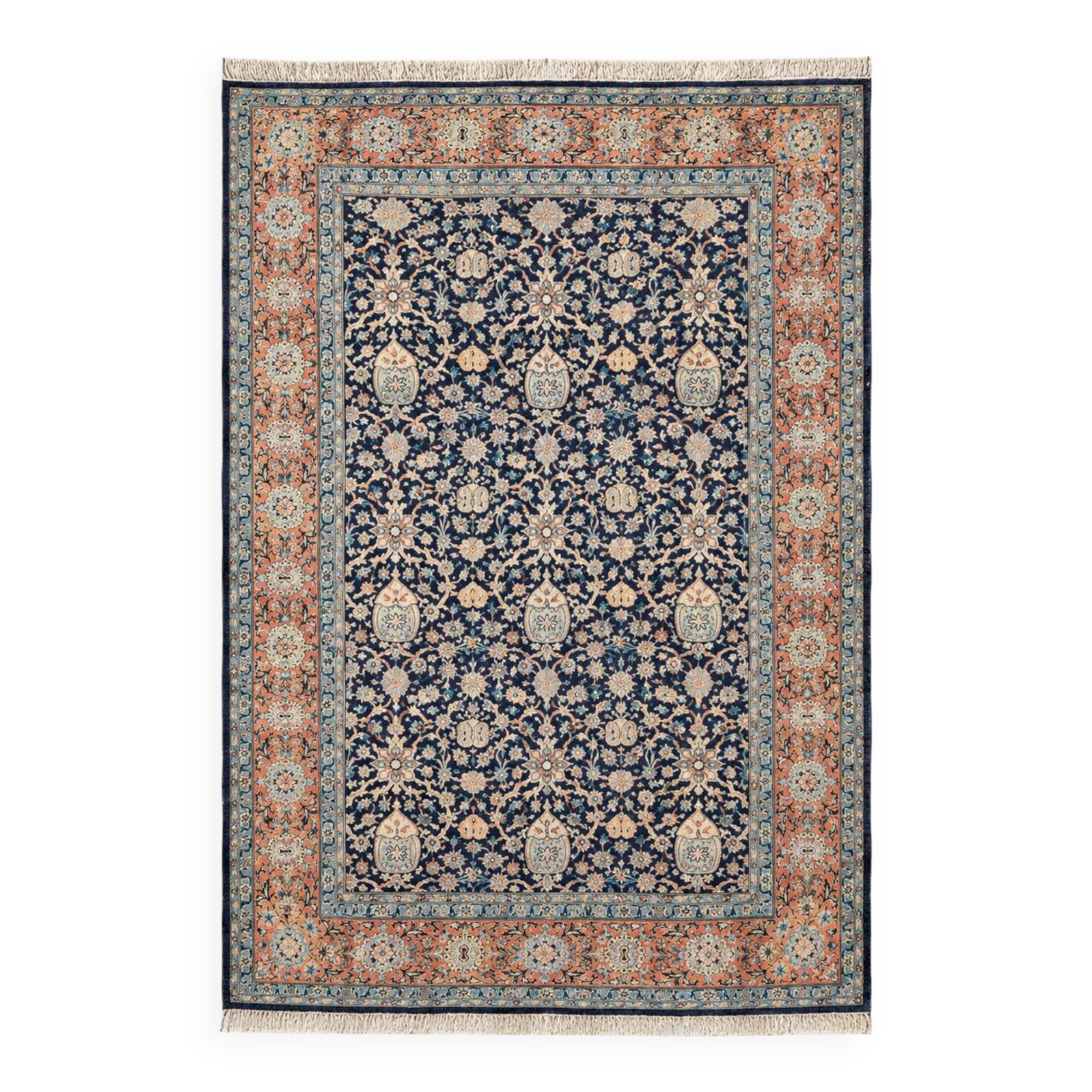 Handmade wool Penjab oriental rug: 315 x 245 cm