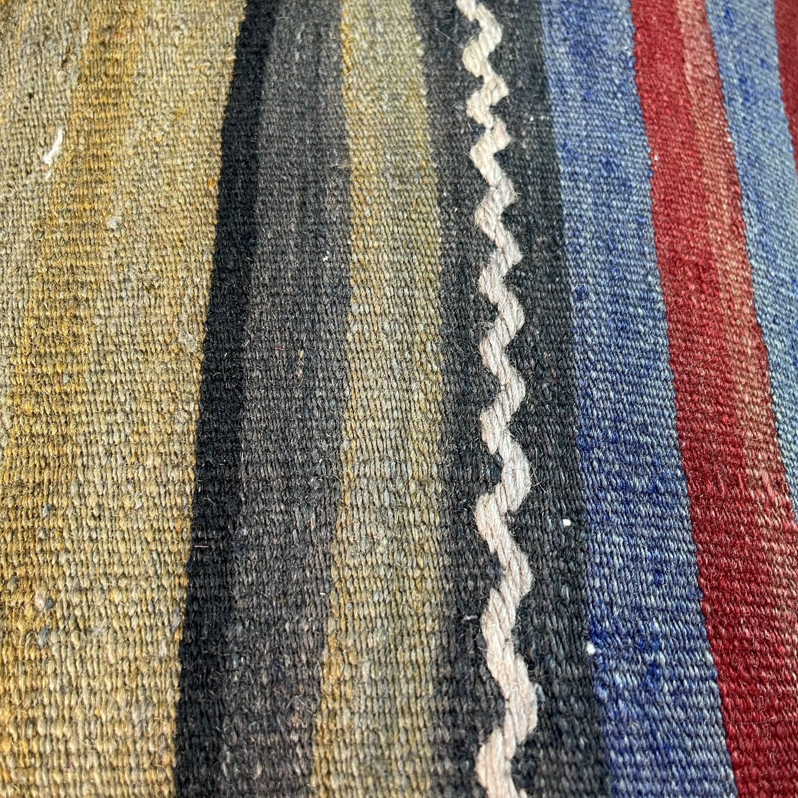 Vintage turkish handmade kilim cushion cover , 30 x 50 cm