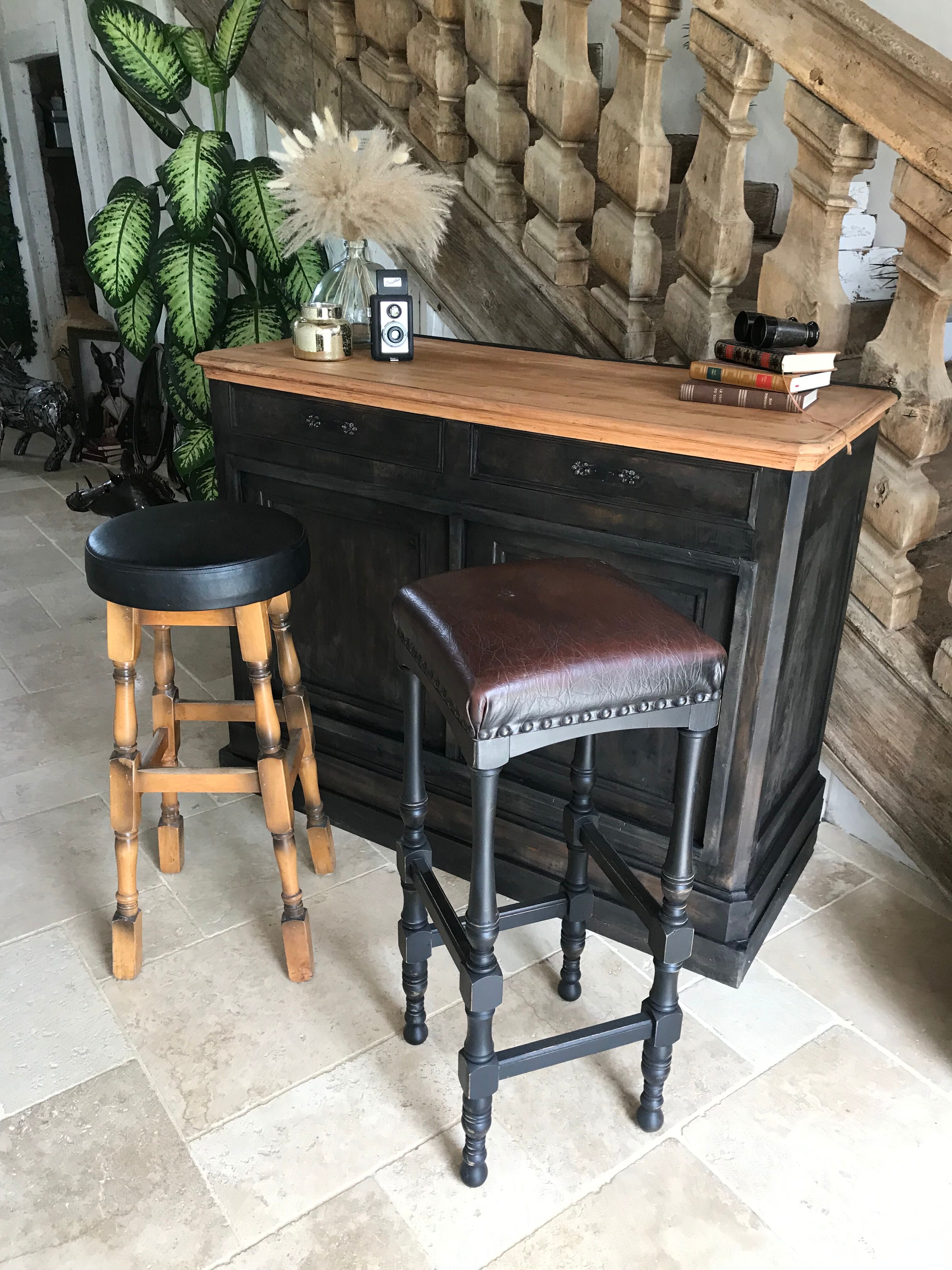 Furniture bar counter old cash register vintage trade