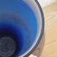 Imposant Vase En Verre Soufflé Bleu Nuit Design