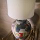 Ceramic lamp geometric cubism pablo style 45x22