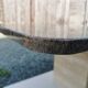 Table basse de style brutaliste