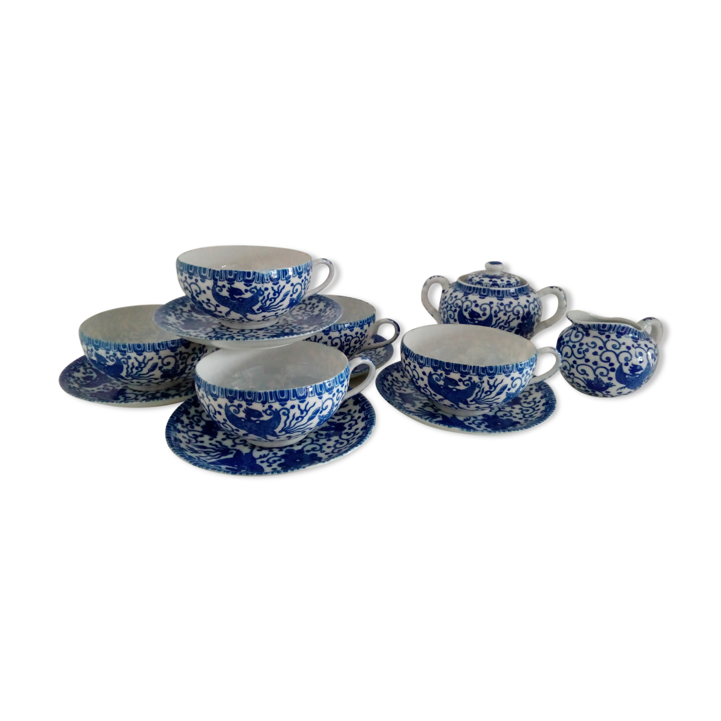 Japanese fine porcelain tea/coffee service
