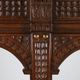 18th Century Gothic French Oak Carved High Back Panel Settle