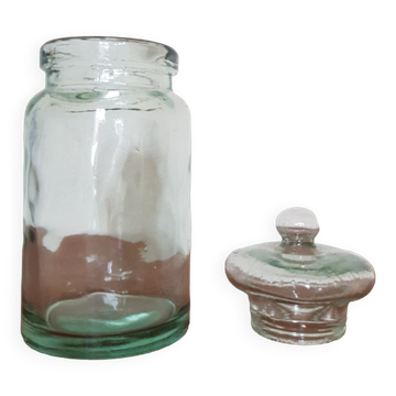 Bonbonnière ancienne en verre