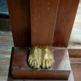 Large Empire mirror, return from Egypt, in mahogany, circa 1880 / h186cm