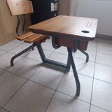 Bureau  d'écolier vintage une place