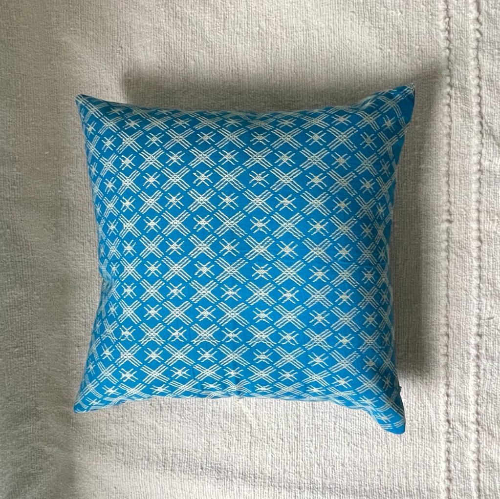 Cushion Kachin turquoise beige 40x40 cm