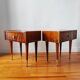 Paire de tables de chevet vintage