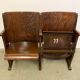 Vintage Two-Seat Cinema Bench from Ton 1950s