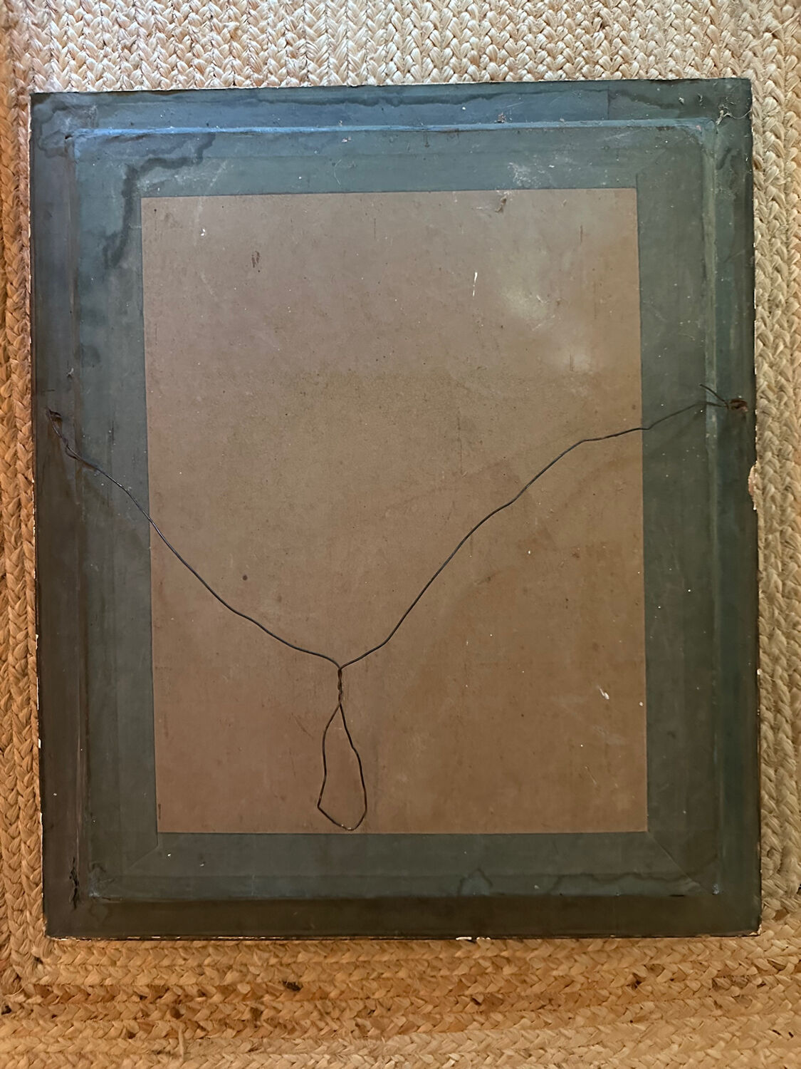 Portrait of a man with a moustache – Original 19th-century pastel – Stucco frame