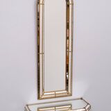 Mosaic Wall Mirror and Console Spain 1970s