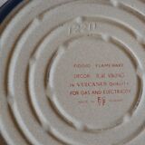 5 pièces de vaisselle scandinave en grès des années 70