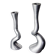 Pair of brutalist candle holders by art3, spain, 1970