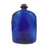 Vintage cobalt blue glass bottle
