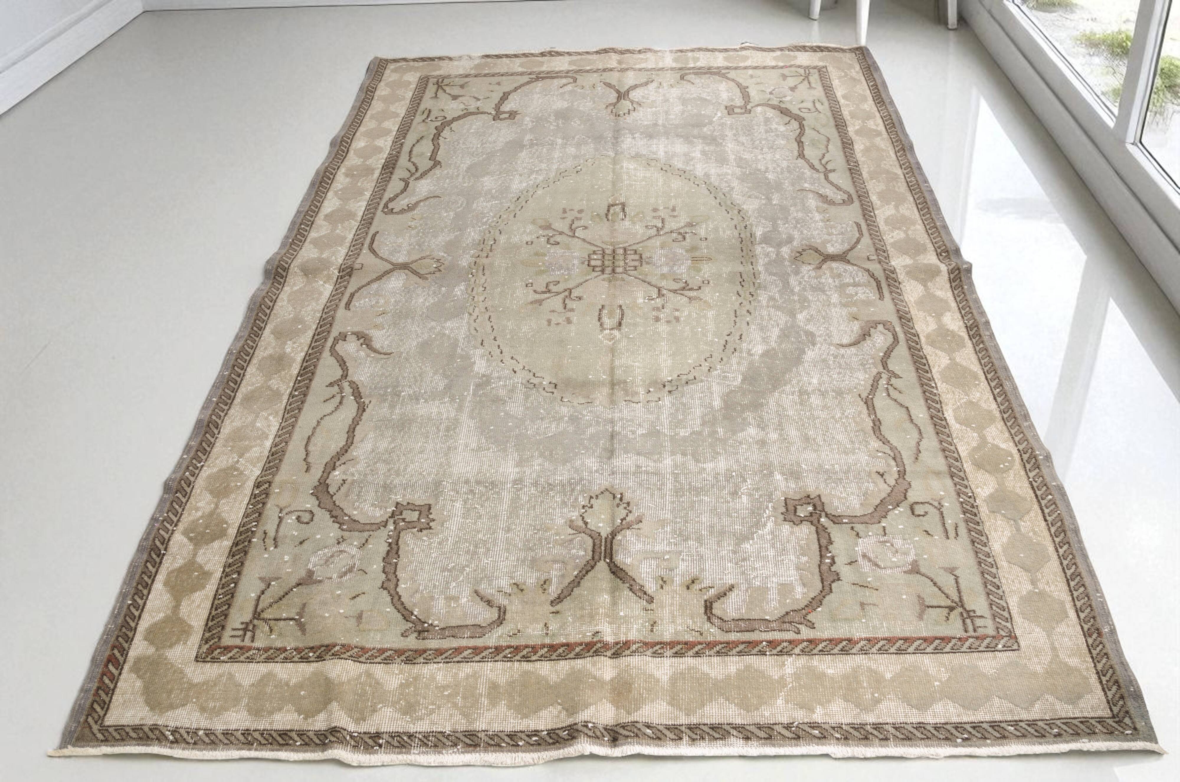 Handknotted Home Living Vintage Turkish Rug sku v-52