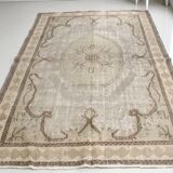Handknotted Home Living Vintage Turkish Rug sku v-52