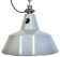 Industrial grey enamel factory pendant lamp, 1960s