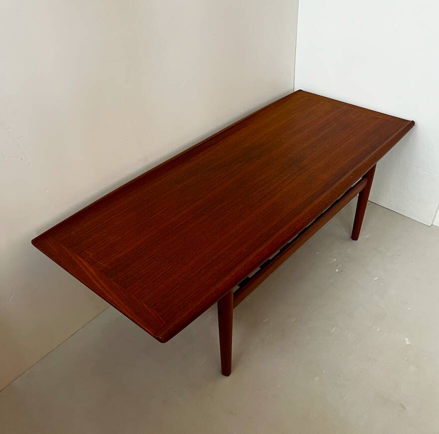 Danish teak coffee table by Grete Jalk