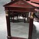 Empire mirror with triangular pediment, 19th century