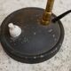 Vintage black and gold metal lamp