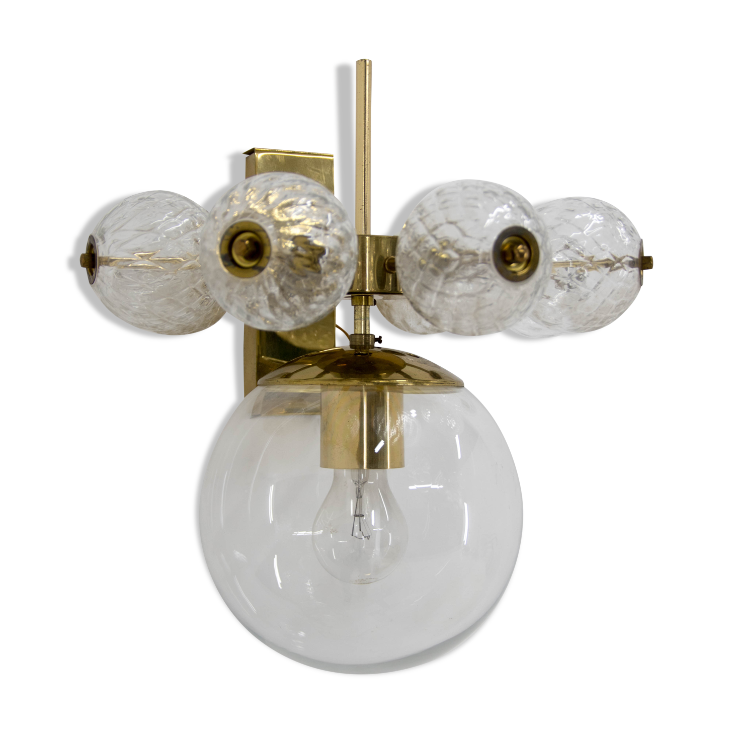 Wall Light by Jaroslav Bejvl for Kamenicky Senov, 1980s, 7+ Items Avaliable