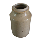 Vintage Pot in Glazed Sandstone beige gray
