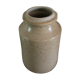 Vintage Pot in Glazed Sandstone beige gray