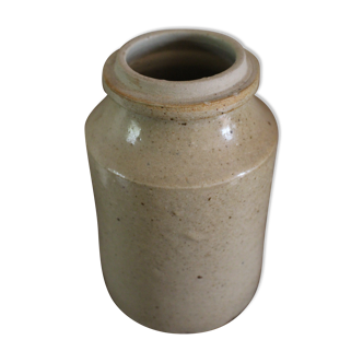 Vintage Pot in Glazed Sandstone beige gray