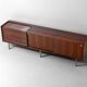 Rare mid-century sideboard bar unit in teak by Belform, 1960