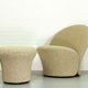 F572 lounge chair and mushroom ottoman by Pierre Paulin for Artifort, 1967