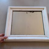 Old stitched mirror 43x37cm