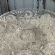 Presentation dish in cut crystal
