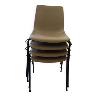 Brown shell chairs