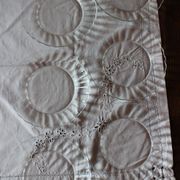 Lot 6 plates transparent glass marguerite duralex vintage