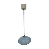 Old opaline suspension, blue clichy