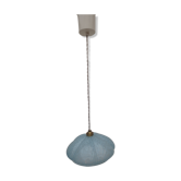Ancienne suspension  opaline , clichy bleu