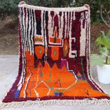 Moroccan rug made of natural wool, handmade, 2.5x1.5 m.